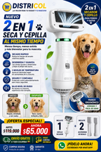 2 en 1 Seca y Cepilla al mismo tiempo