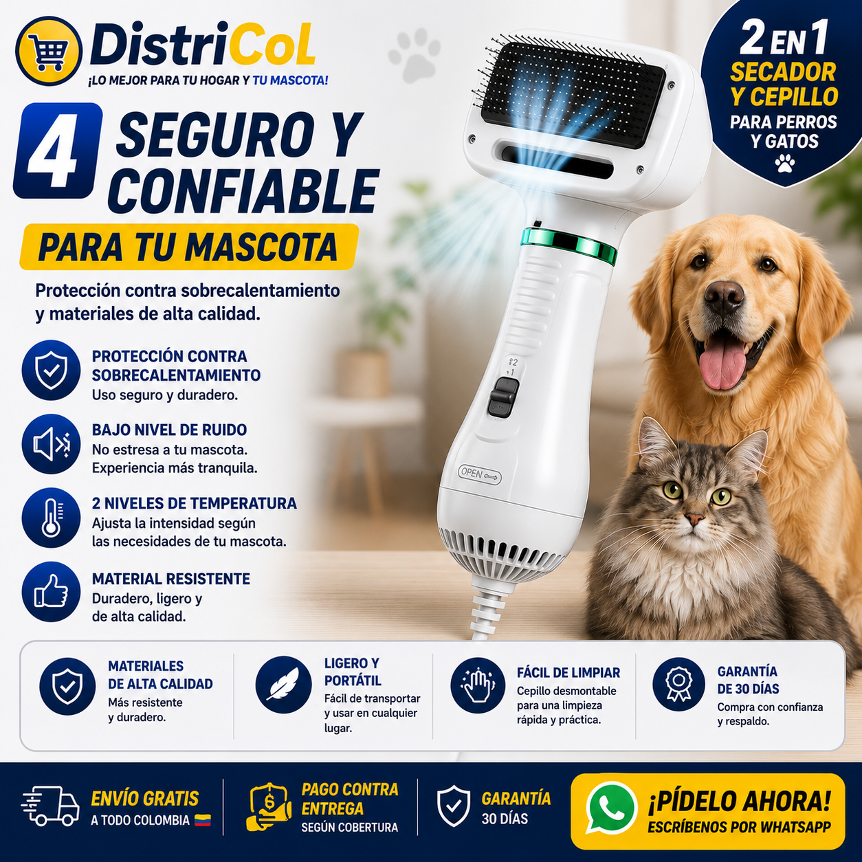 Diseño ergonómico - Cómodo y fácil de usar